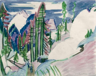 Sertigweg by Ernst Ludwig Kirchner